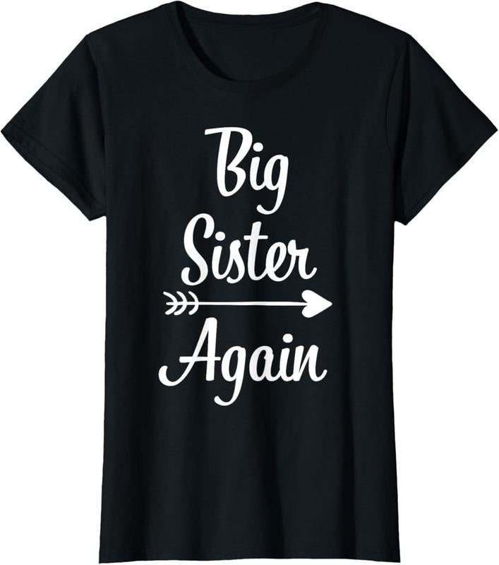 100% Cotton Big Sister Again Big Sister T-Shirt