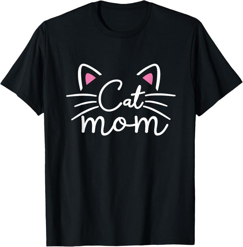 100% Cotton Cat Mom - I Love My Cat - Cat Mom Great Gift Idea - Classic T-Shirt