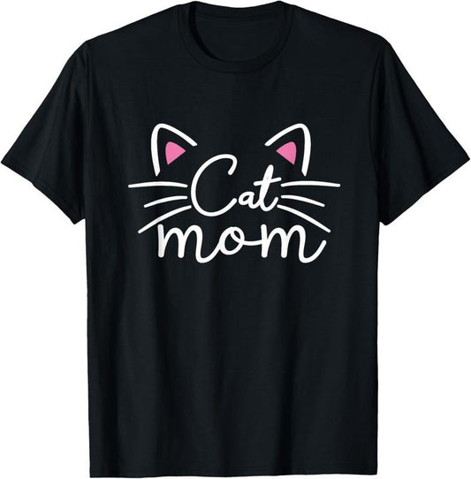 100% Cotton Cat Mom - I Love My Cat - Cat Mom Great Gift Idea - Classic T-Shirt