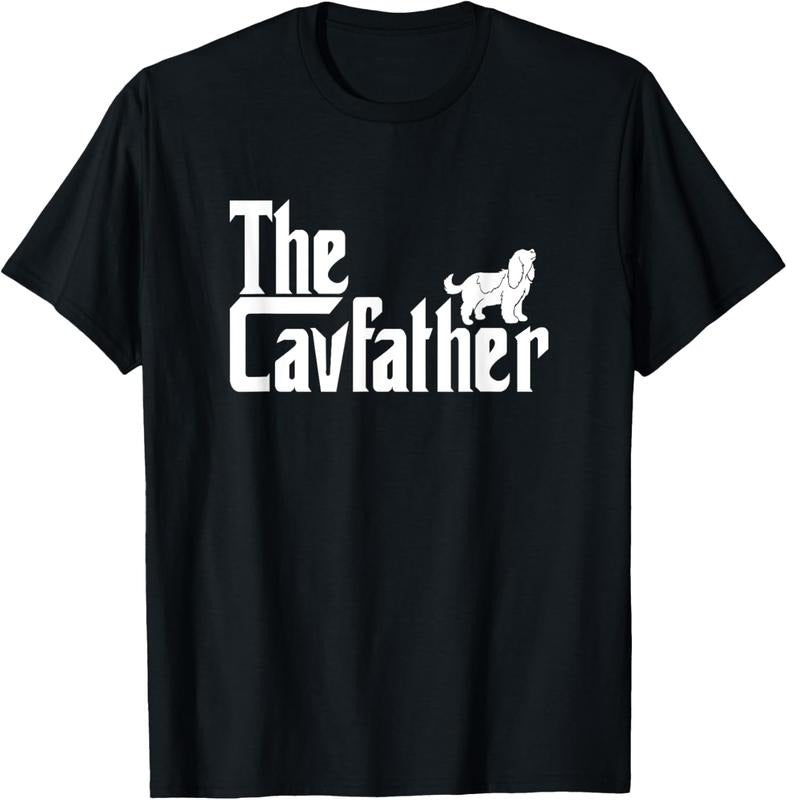100% Cotton Cavalier King Charles Spaniel Ruby Gifts Shirt Father T-Shirt