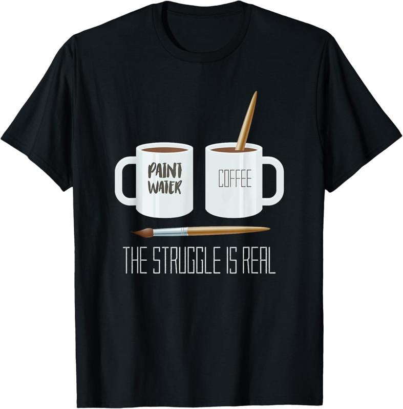 100% Cotton Funny Artist Problems Painter Gift Artist T-Shirt