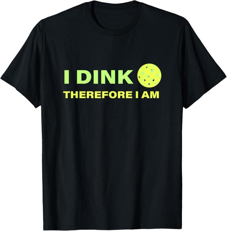 100% Cotton Funny Pickleball Player Dink T-Shirt