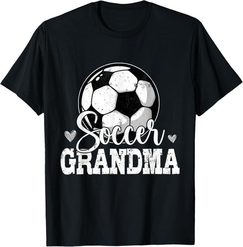 100% Cotton Funny Soccer Grandma Soccer Lover T-Shirt