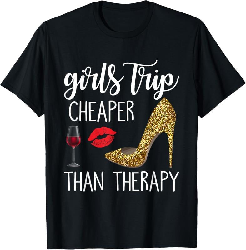 100% Cotton Girls Weekend 2024 Women Girls Trip Travel 2024 T-Shirt
