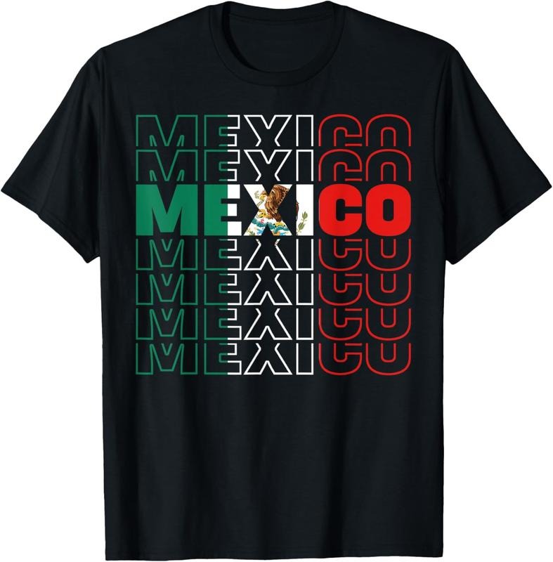 100% Cotton Hispanic Heritage Mexico Flag Proud Mexican Roots Pride T-Shirt