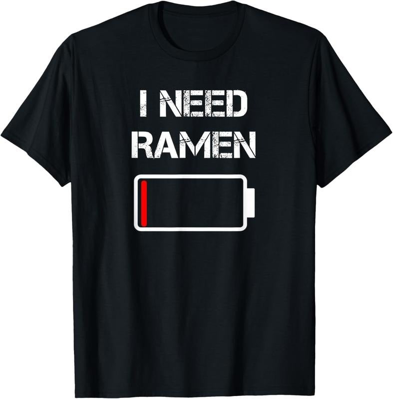 100% Cotton I need ramen | Japan | Anime | Funny noodle love ramen T-Shirt