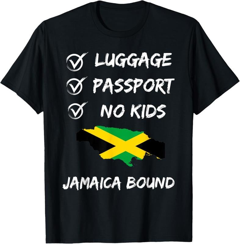 100% Cotton Jamaican Travel Clothing For Your Next Vacation To Jamaica T-Shirt