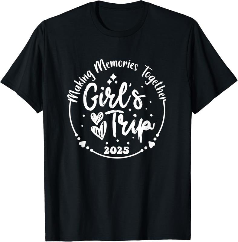 100% Cotton Making memories together Girls trip 2025 vintage T-Shirt