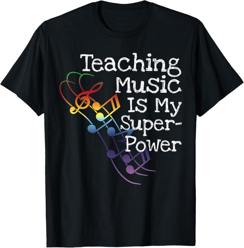 100% Cotton Music Teacher T shirt Gift T-Shirt