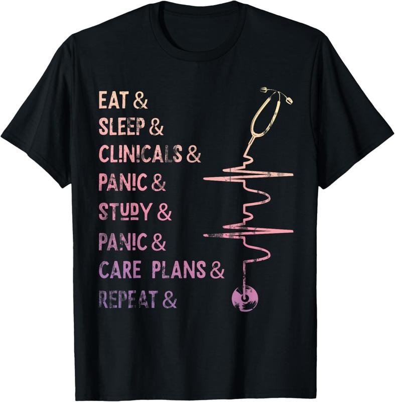 100% Cotton Nursing Student Medical School Nurse T-Shirt