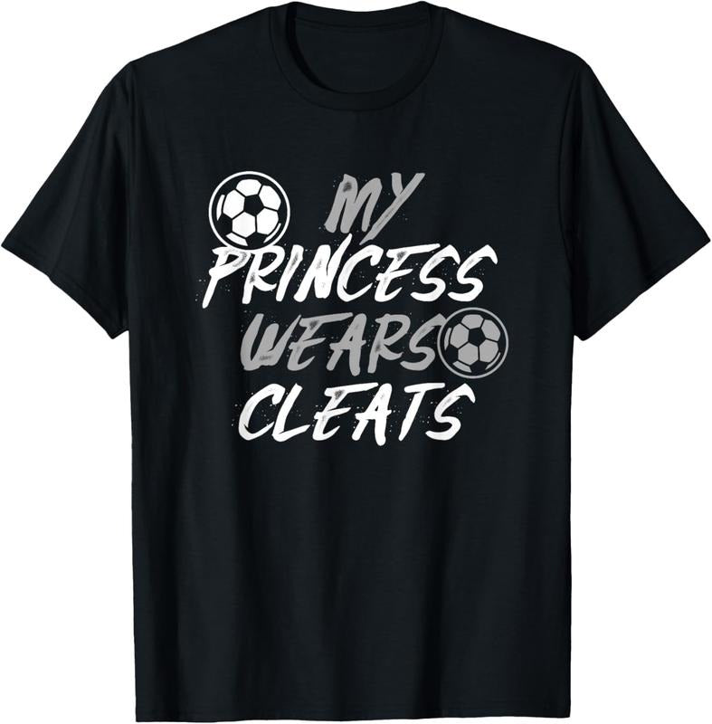 100% Cotton Soccer Daughter Outfit for a Soccer Dad or Soccer Mom T-Shirtstyle{n002}2