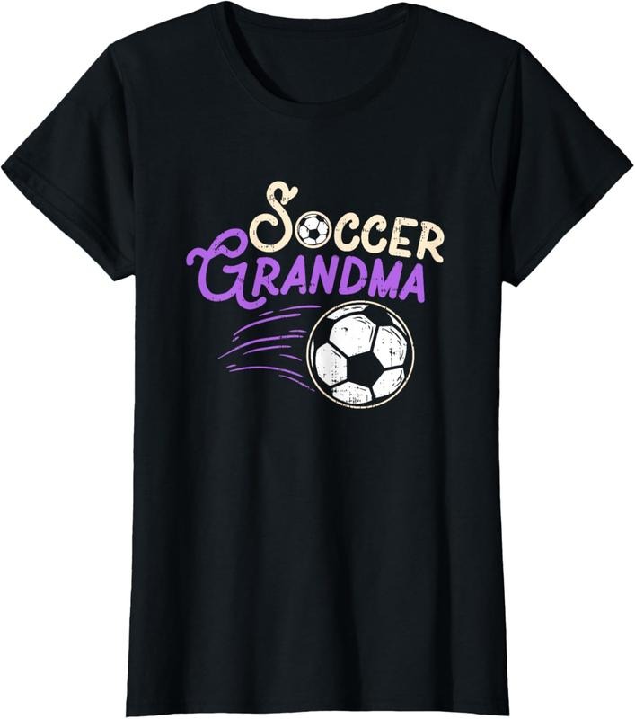 100% Cotton Soccer grandma T-Shirt