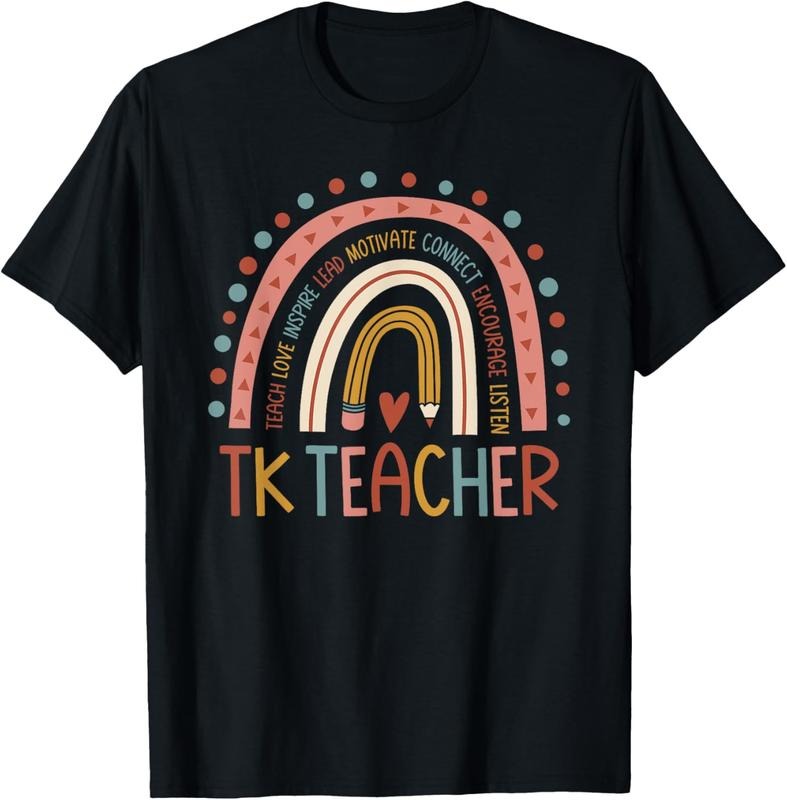 100% Cotton TK Teacher Back To School Teacher T-Shirt