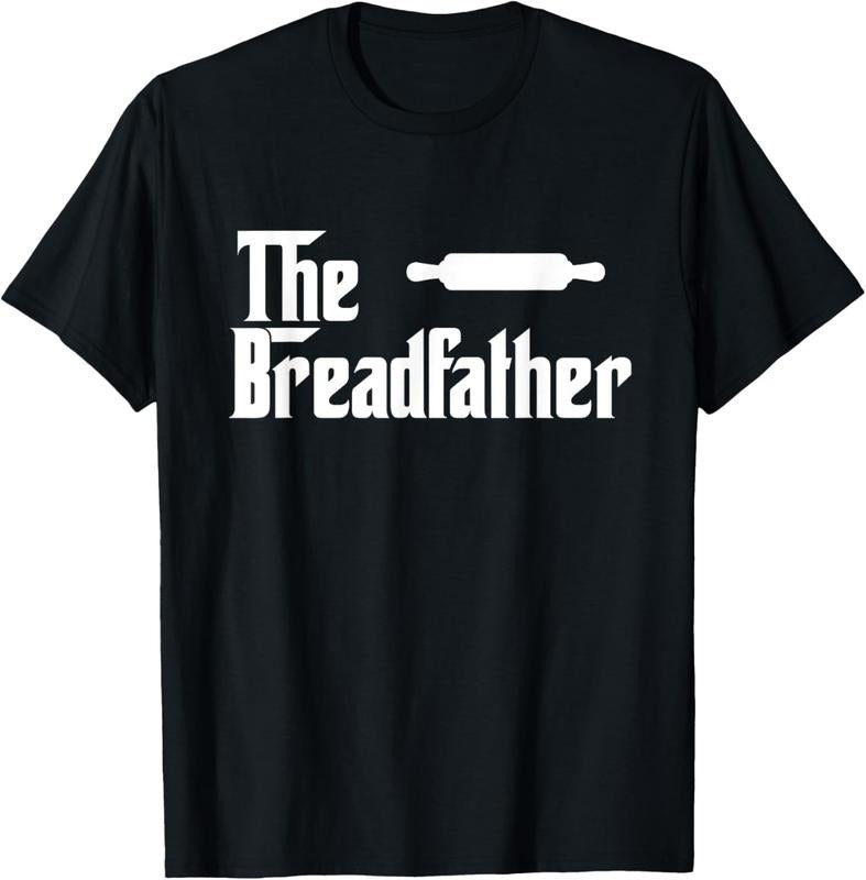 100% Cotton The Bread Father Funny Baker T-Shirt Gift T-Shirt