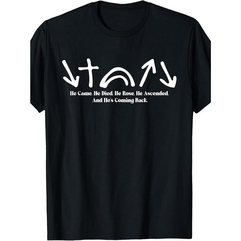 100% Made in USA, 180g 5 Gospel Symbols - Jesus Is King - Jesus will come again T-Shirt Made in USA