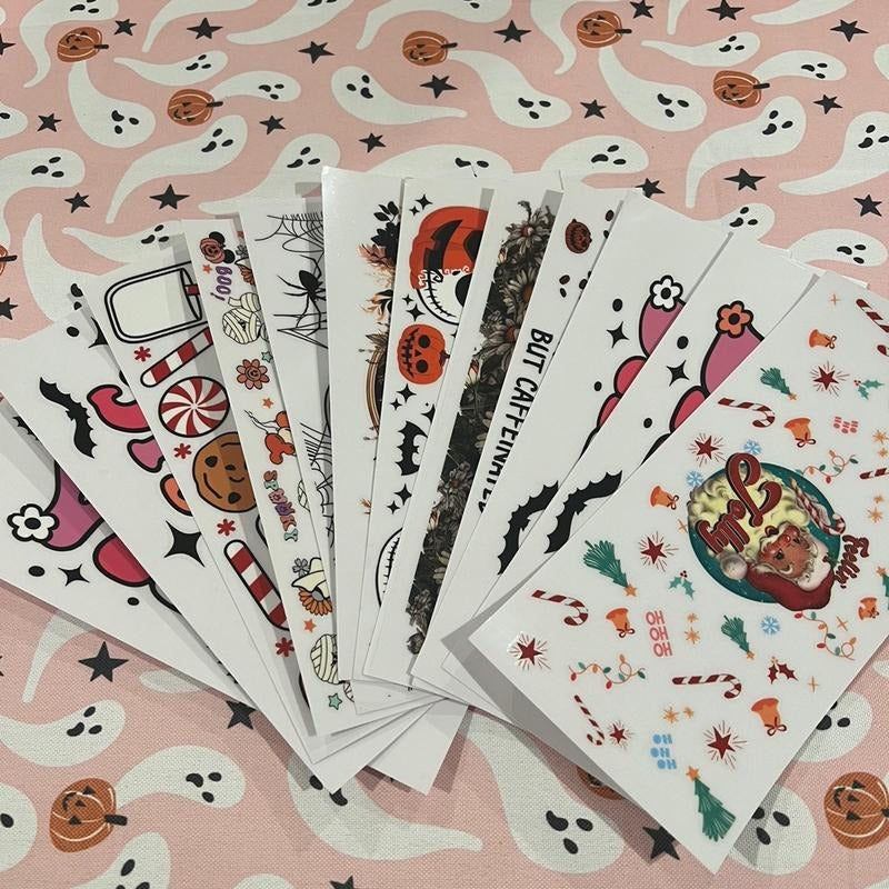 12 16oz UV DTF CUP WRAP GRAB BAG