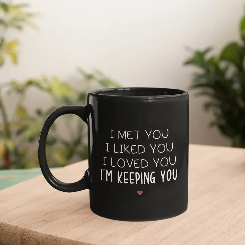 Valentine's Day Humor, Funny Valentine's Mug, Ideal for Fiancé, Gift for Girlfriend or Boyfriend, Husband and Wife Presents, 11oz/15oz Ceramic Coffee Mug, Perfect for Him or Her, Valentine's Day Special Gift Drinkware Printed Tumbler Cup