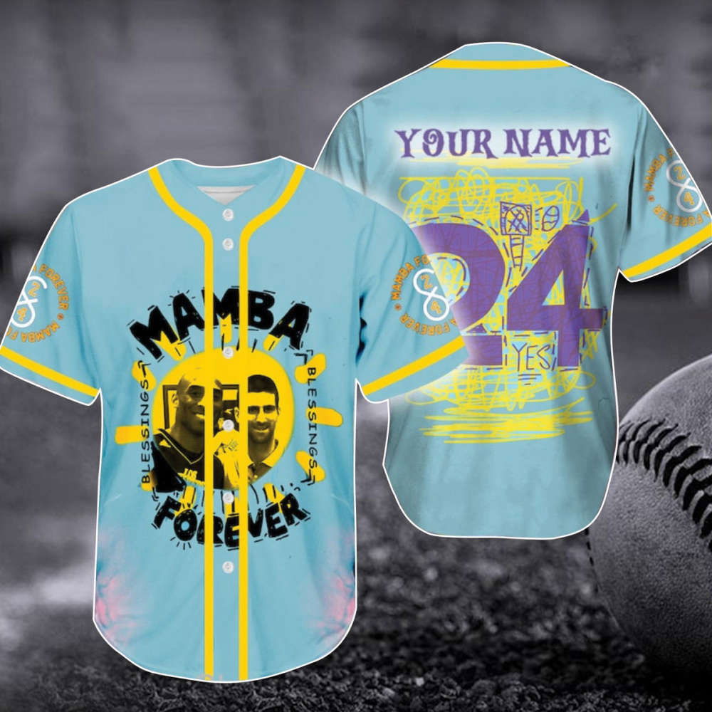 Novak Djokovic Baseball Jersey: Mamba Forever Shirt Champions 2023 Tennis Fan Gift - Aopprinter