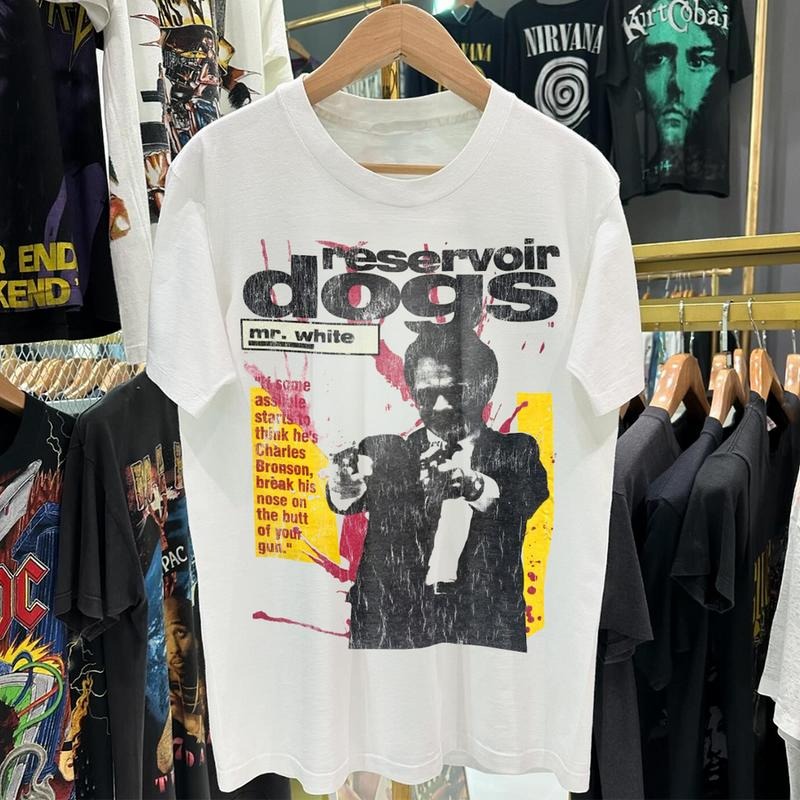 1992 Mr. White 'Reservoir Dogs Promo' Rare White T-Shirt Unisex Shirt Gift for him, Gift for her, Gift for fan