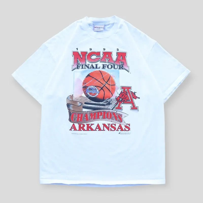 1995 Rare Arkansas Razorbacks NCAA Final Four Championship Tee Vintage T-shirt