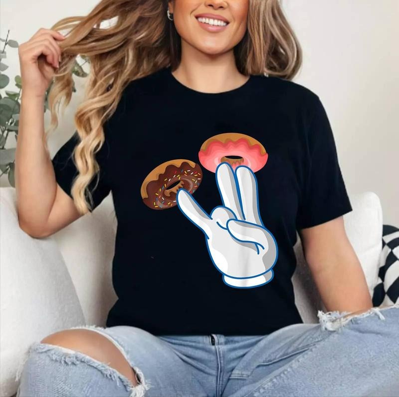 2 In The Pink 1 In the Stink Dirty Humor T-Shirt , Cotton, Crewneck, Top Womenswear