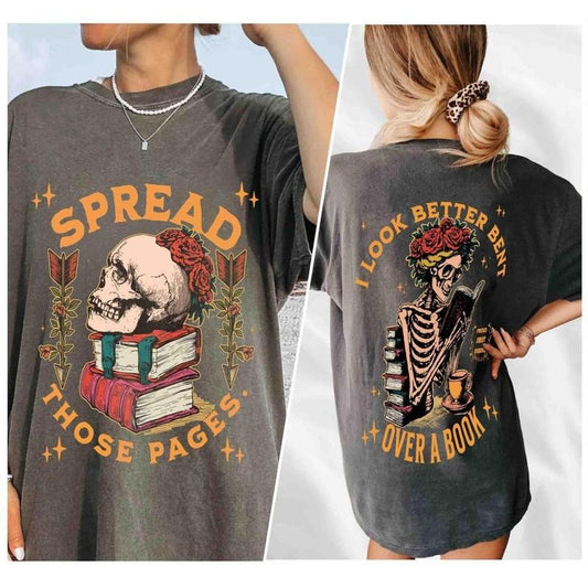 2 Side,I Look Better Bent Over A Book Smut Reader Comfort Colors shirt, Romance Smut Book shirt, Bent Over shirt, Good Girl