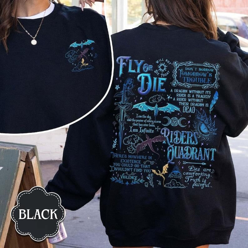 2 Slide Design, Fourth Wing Sweatshirt, Dragon Rider Shirt, Basgiath War College Shirt, Violet Sorrengail Shirts, Violent Little Thing T-Shirt