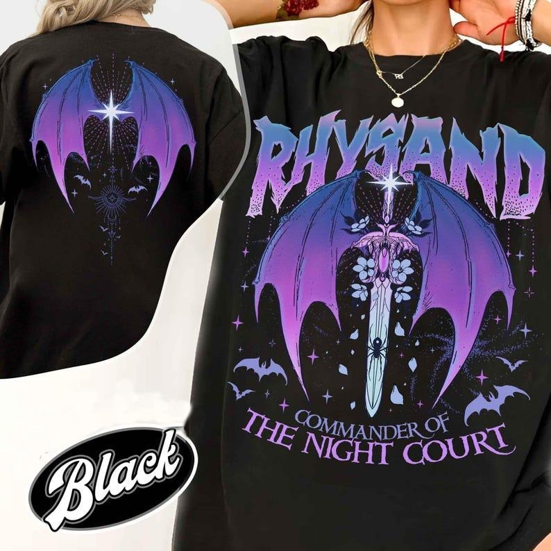 2 Slides, Acotar Shirt Cassian, Velaris City Of Starlight Acotar Shirt, The Night Court , Court Of Dreams, Cassian, Booklover Shirt Crewneck