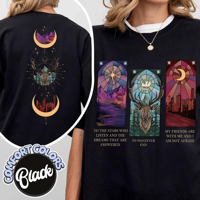 2 slides, Throne Of GlassT-Shirt, Velaris City Of Starlight Sweatshirt, Acotar Terrasen Shirt, Sjm Merch, Acotar Crescent City Shirt