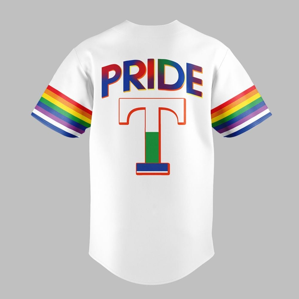 2025 Rangers Pride Night Baseball Jersey - Grishko.com
