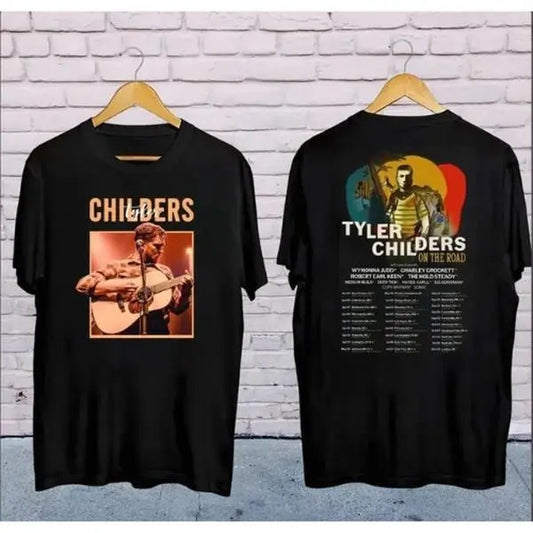2025 Tyler Childers On The Road Vintage Tour Shirt, Music Fan Gifts, Menswear Top, Womenswear Top Underwear Streetwear, Trendy Sweatshirt