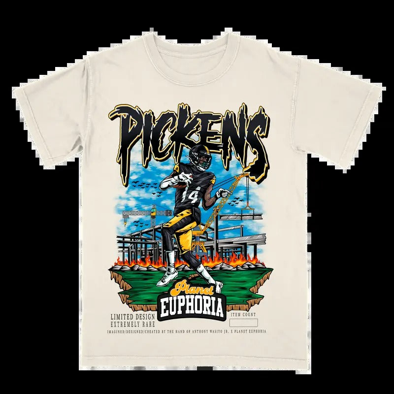 George Pickens Tee #/500 Gift For Fan - Men's Casual T-shirt - Menswear