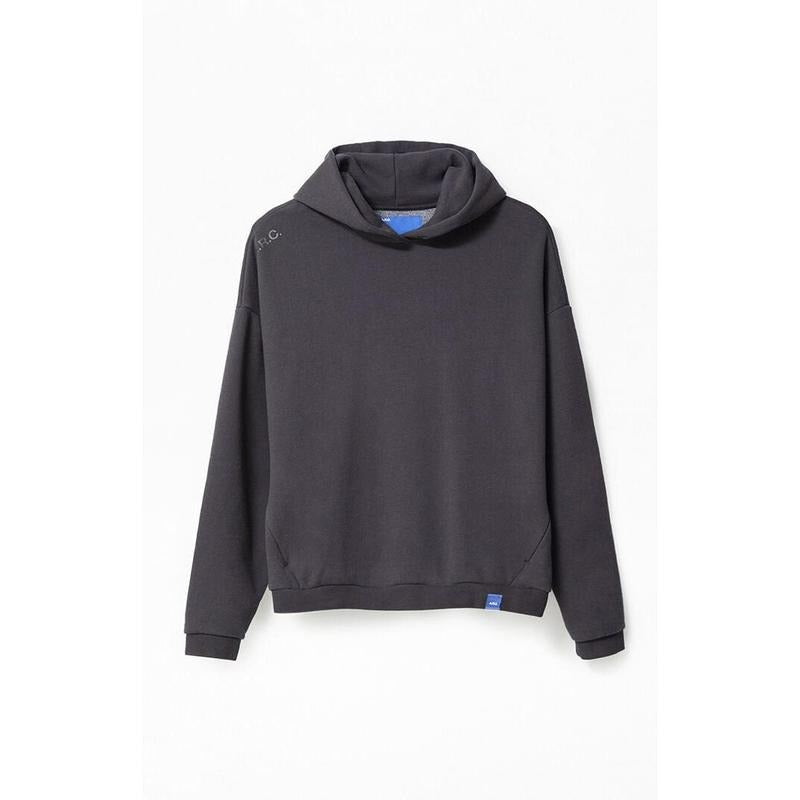 A.R.C. Men's Black Vintage Wash Heavyweight Oversized Fleece Hoodie