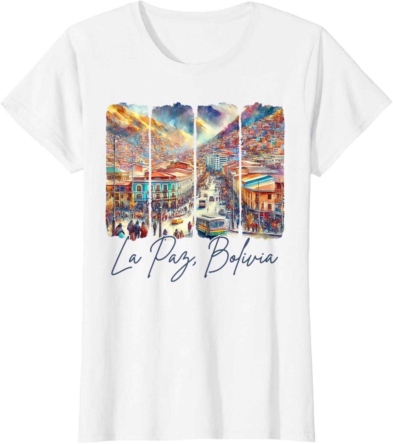 La Paz Bolivia Traveling Brushstroke La Paz Souvenir Trip