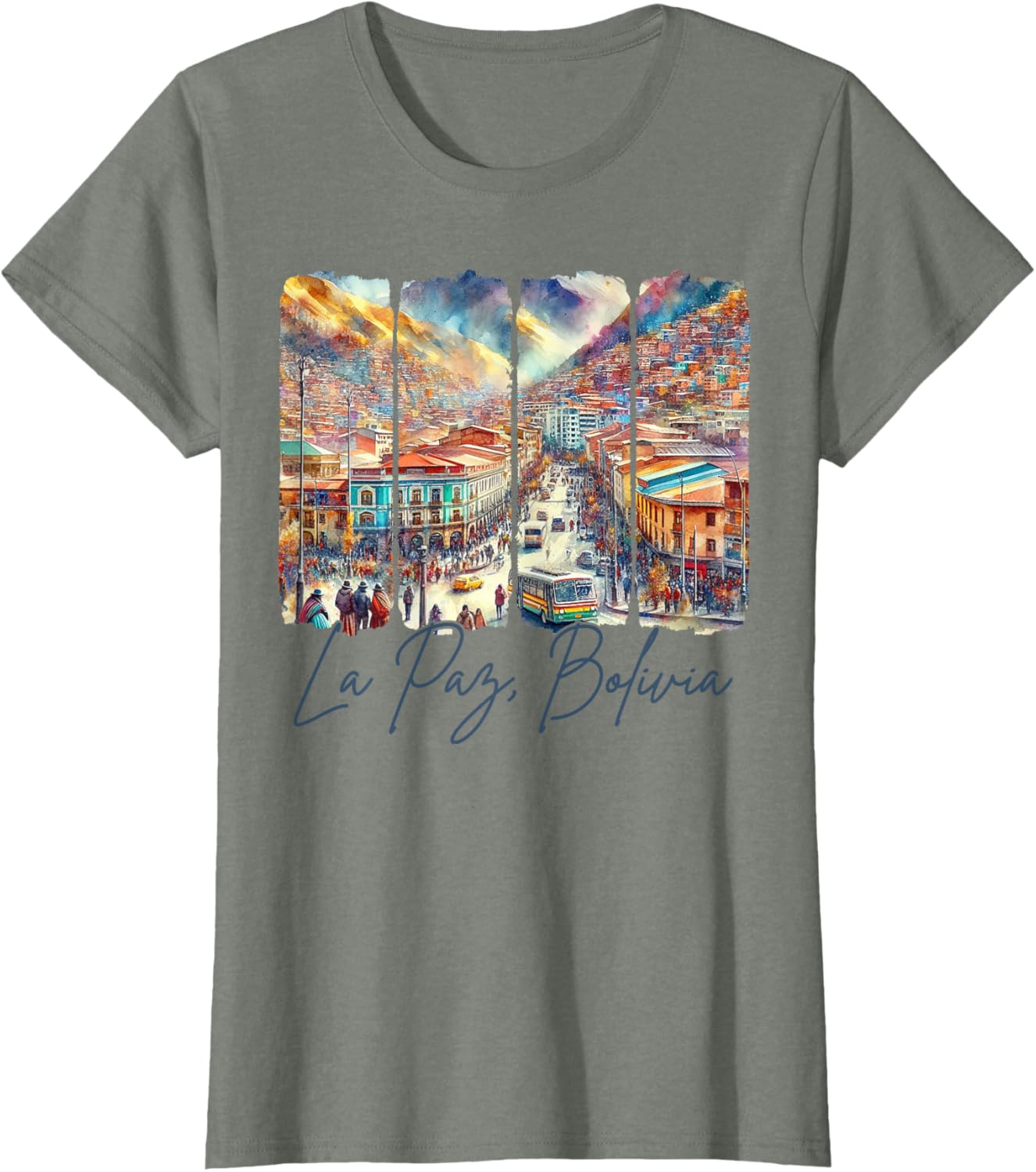 La Paz Bolivia Traveling Brushstroke La Paz Souvenir Trip