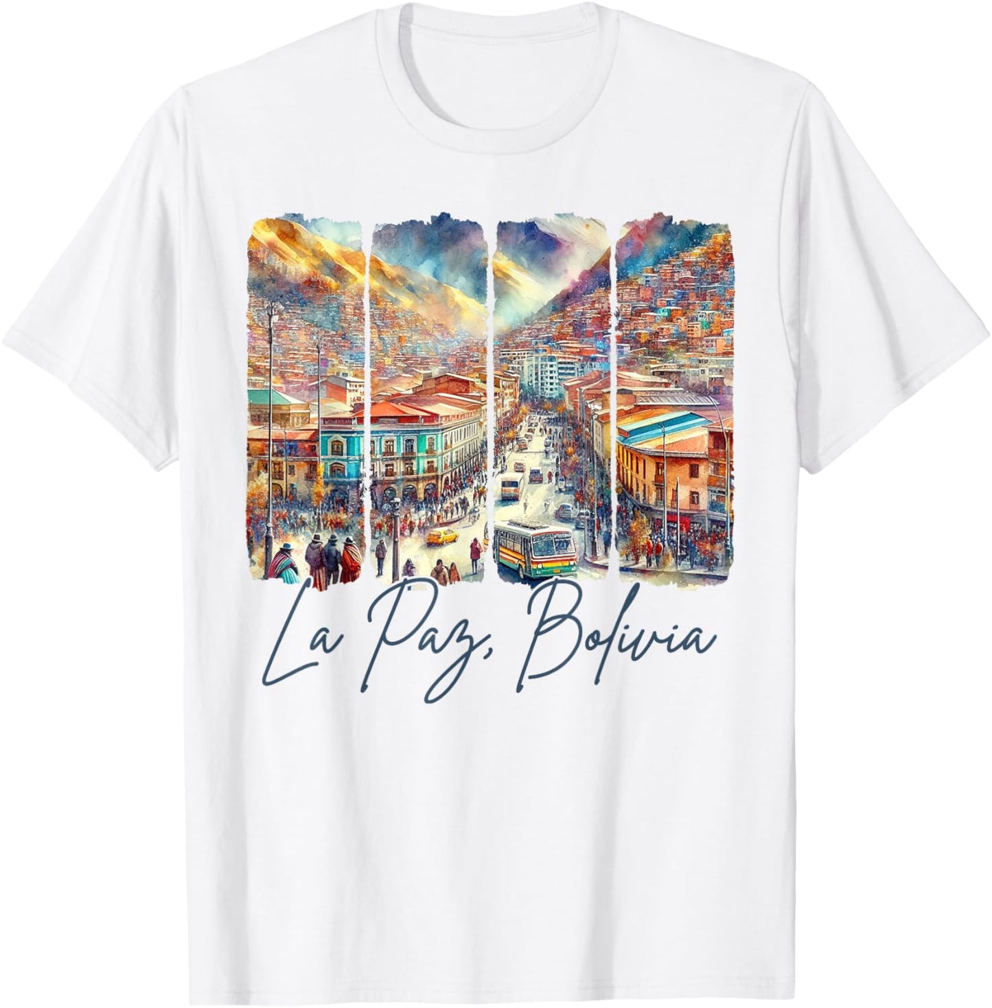 La Paz Bolivia Traveling Brushstroke La Paz Souvenir Trip