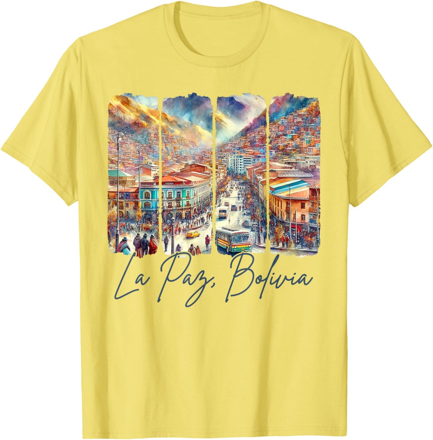 La Paz Bolivia Traveling Brushstroke La Paz Souvenir Trip