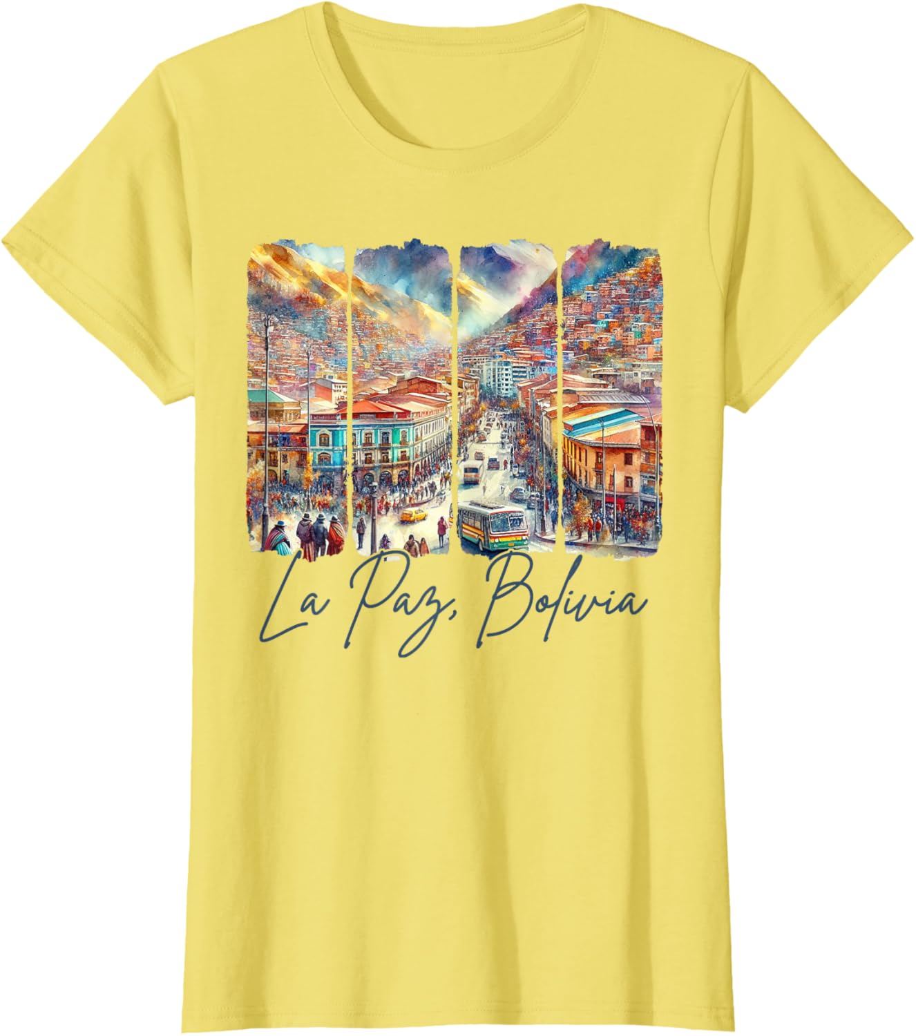 La Paz Bolivia Traveling Brushstroke La Paz Souvenir Trip