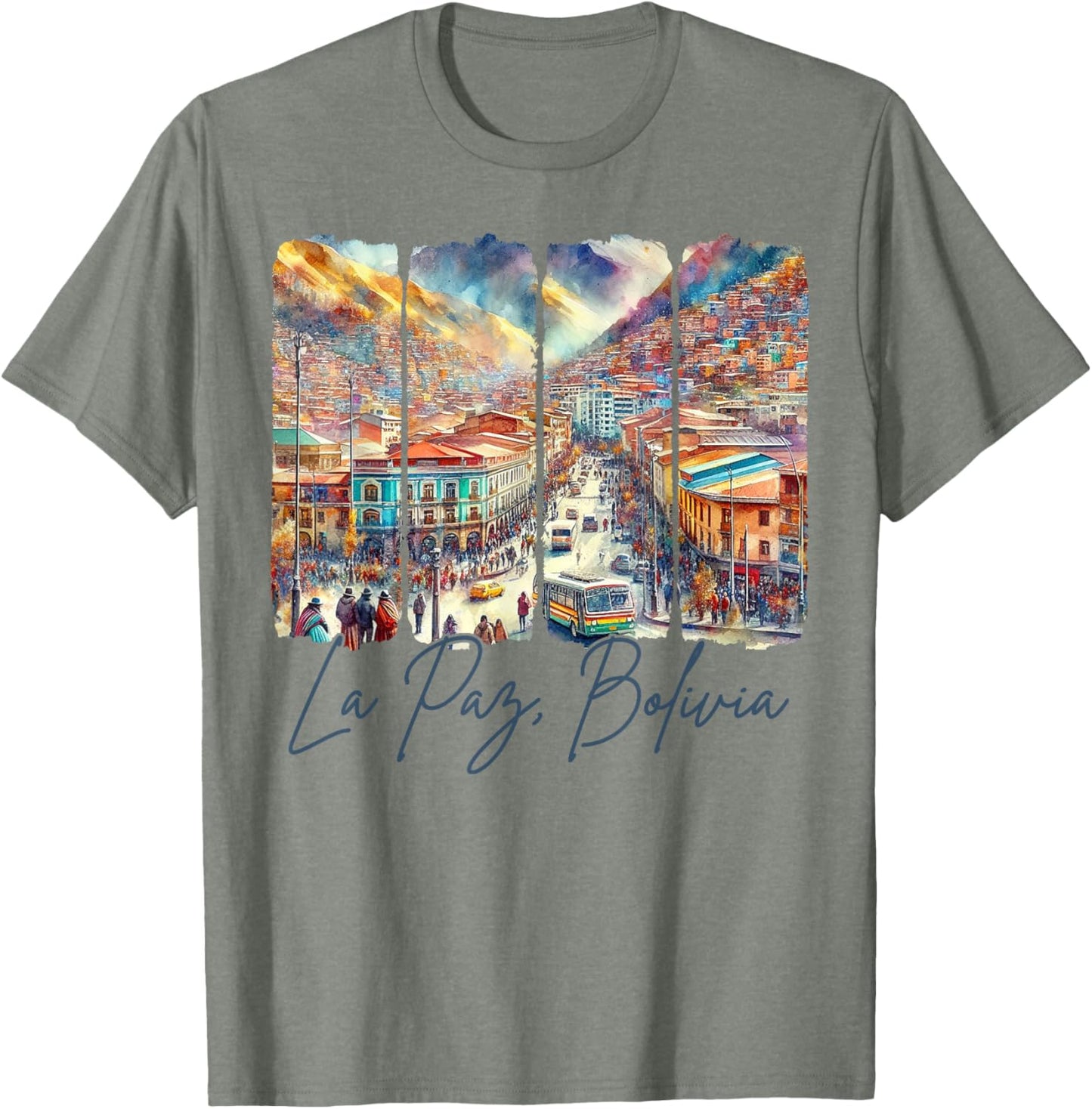La Paz Bolivia Traveling Brushstroke La Paz Souvenir Trip