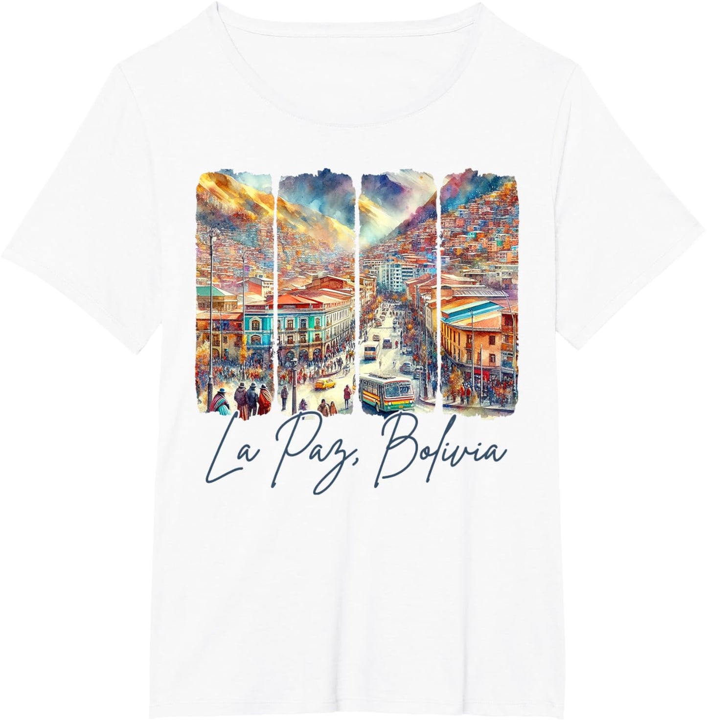 La Paz Bolivia Traveling Brushstroke La Paz Souvenir Trip