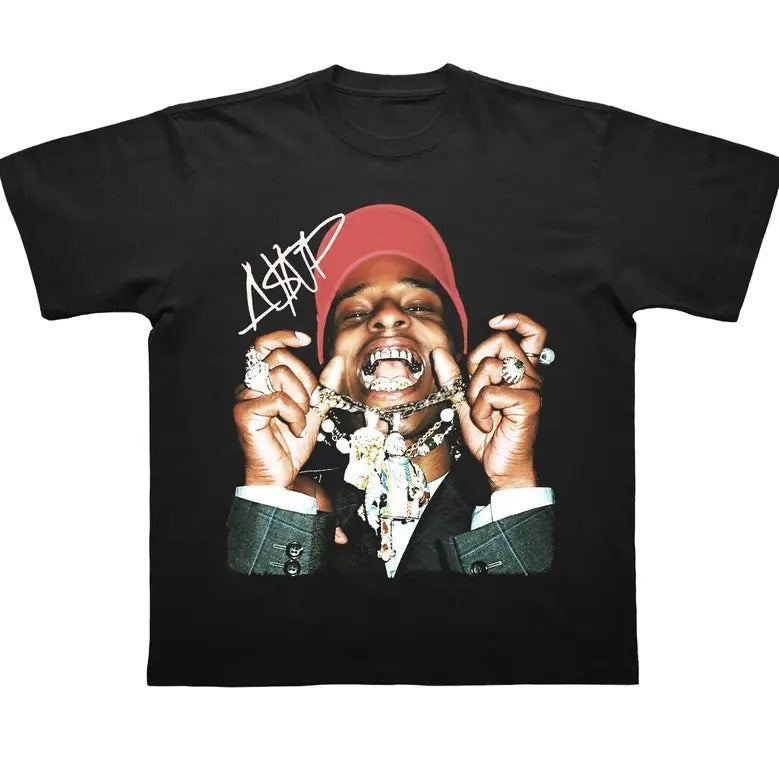 ASAPPP Graphic T-Shirt, Rapper, Concert, Merch