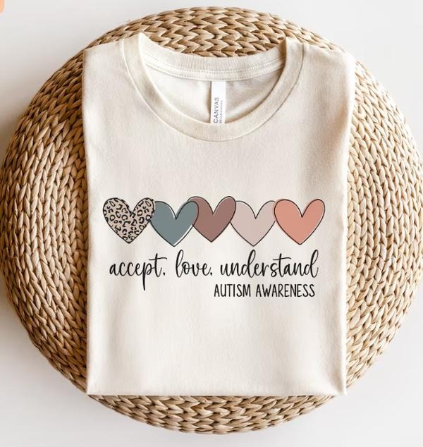Accept Love Understand Autism Acceptance Shirt Autism Awareness Mom Shirt