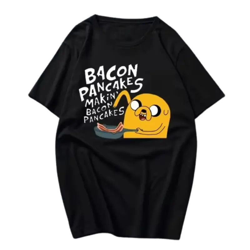 Adventure Time Vintage Funny Comic Carroon Retro Graphic Tees, Crew Neck, Size S- 3XL, Menswear Top, Womenswear Top Underwear Streetwear A6