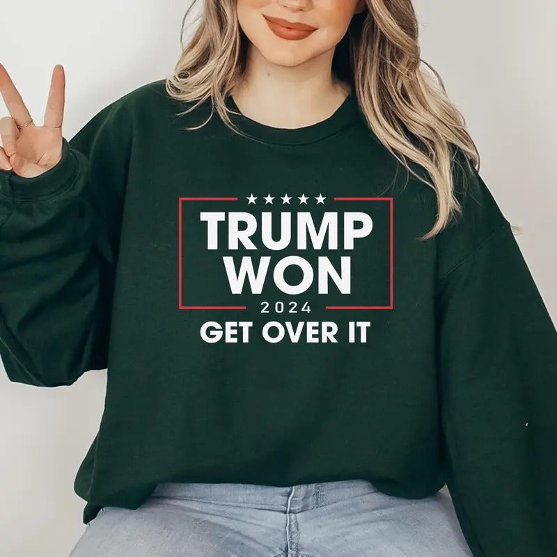 After Election Sweatshirt, Trummpp 2024 Hoodie, Trummpp Won 2024 T-Shirt, Trummpp Get Over It T-Shirt