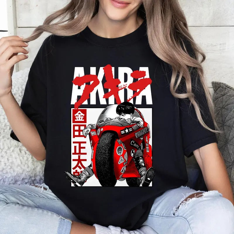 Akira Anime Tshirt Crewneck Hoodie Comfort Cotton