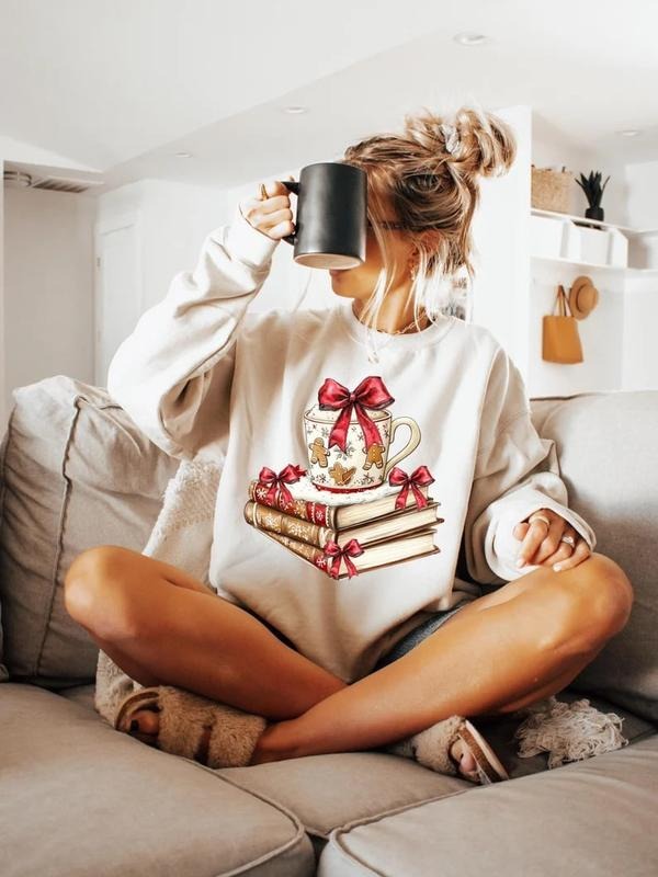 All Booked for Christmas Sweatshirt, Coquette Christmas Books Shirt, Book Lovers Shirt,Christmas Teacher Shirt, Librarian Gift,Teachers gift, Bookworm Christmas Shirt, Librarian Teacher Bookish, Book Lovers Christmas