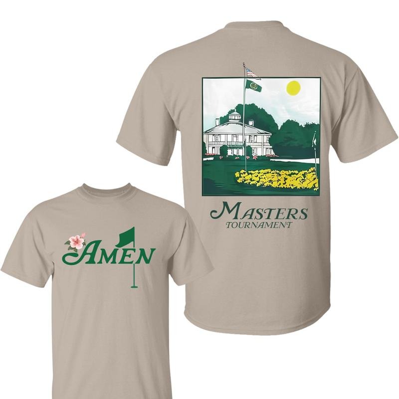 Amen Golf 2 Sided Shirt, 2025 Masters Tournament T-Shirt,  Masters Golf Tee, Graphic Tee Gifts for Men, For Women