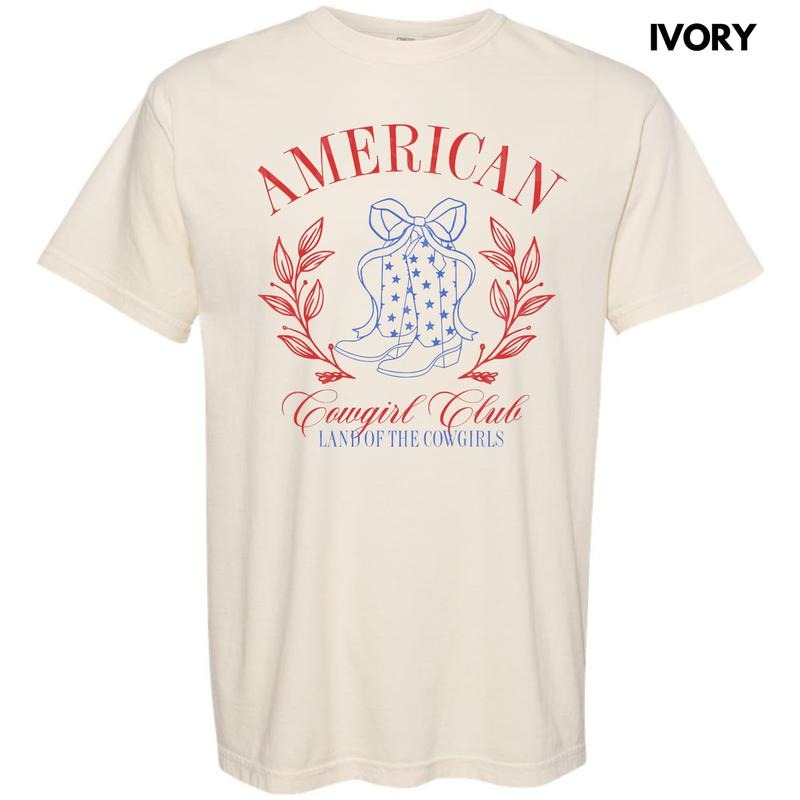 American Cowgirl Club Comfort Colors T-Shirt