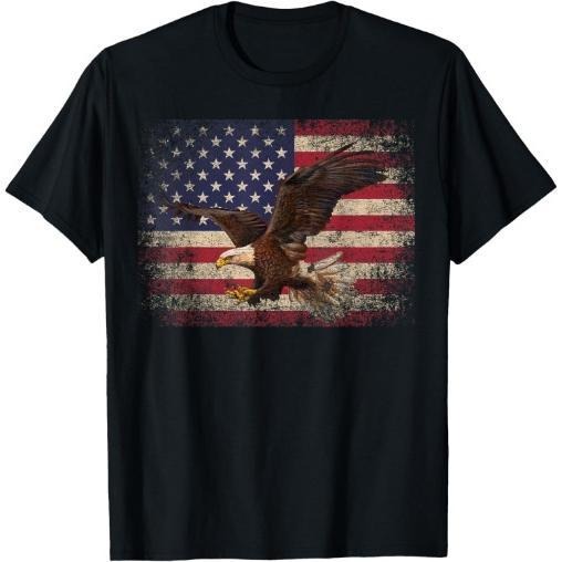 American Flag Patriotic Shirts Flag Country T-Shirt Made in USA