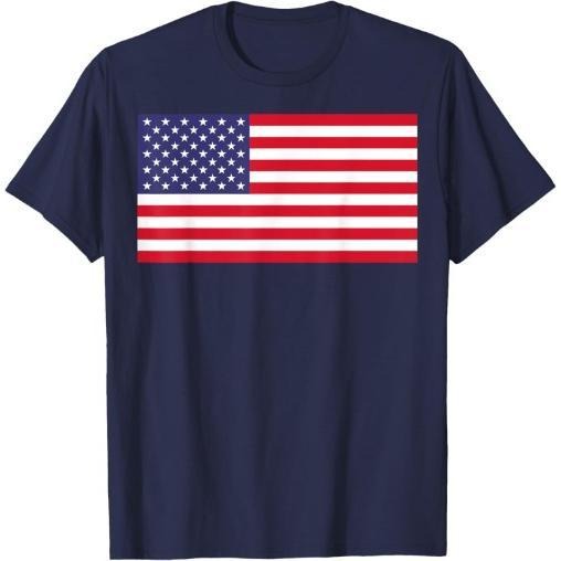 American Flag T-Shirt for Men Made in USA
